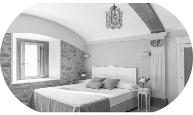 Zimmer mit Bett in Mas Huix